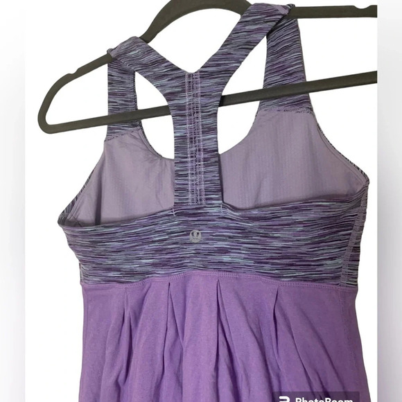 Lululemon Power Dance Tank in Space Dye Lilac - Picture 8 of 11